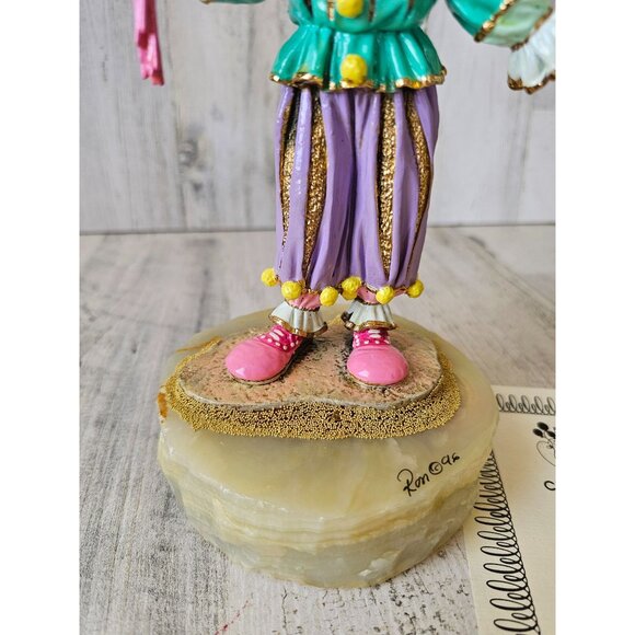 Ron Lee Bunches clown balloons pastel large gold 1996 vintage limited statue fig - Picture 2 of 11